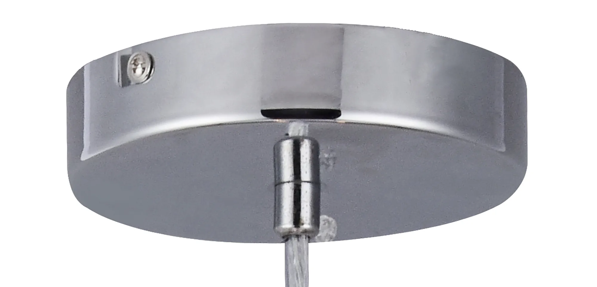 Baymont 50cm 3 Light Pendant Polished Chrome, Nude Beige/Moonlight, Frosted Diffuser DK0344  Deco Baymont CH NU